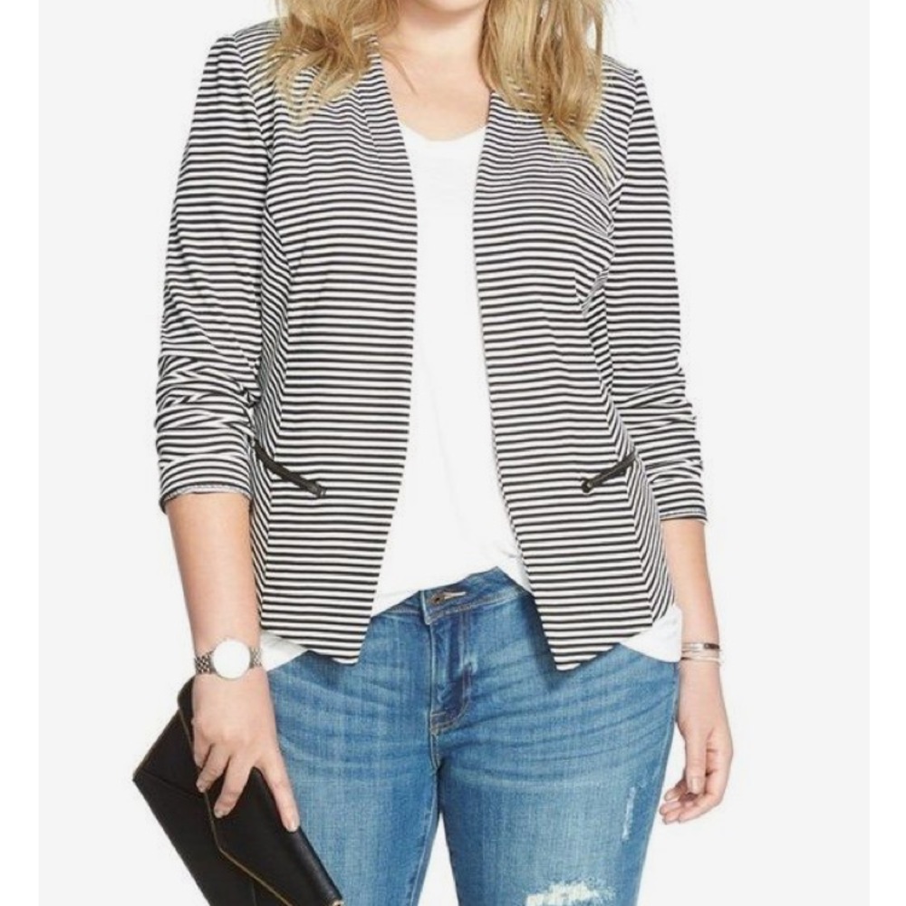 Sejour Asymmetrical Ponte blazer